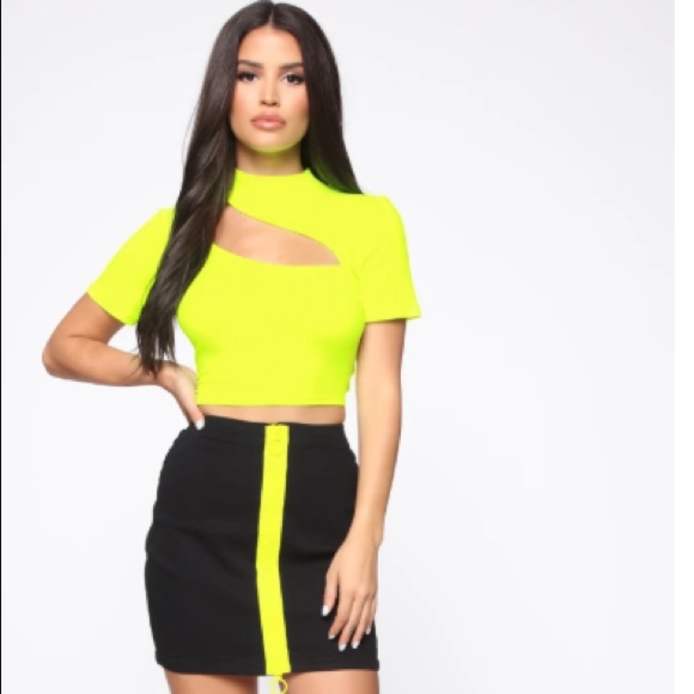 Fashion Nova Zip Up Mini